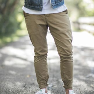 6S7Xtb Men's Straight Fit Chino Pants — Cotton Twill